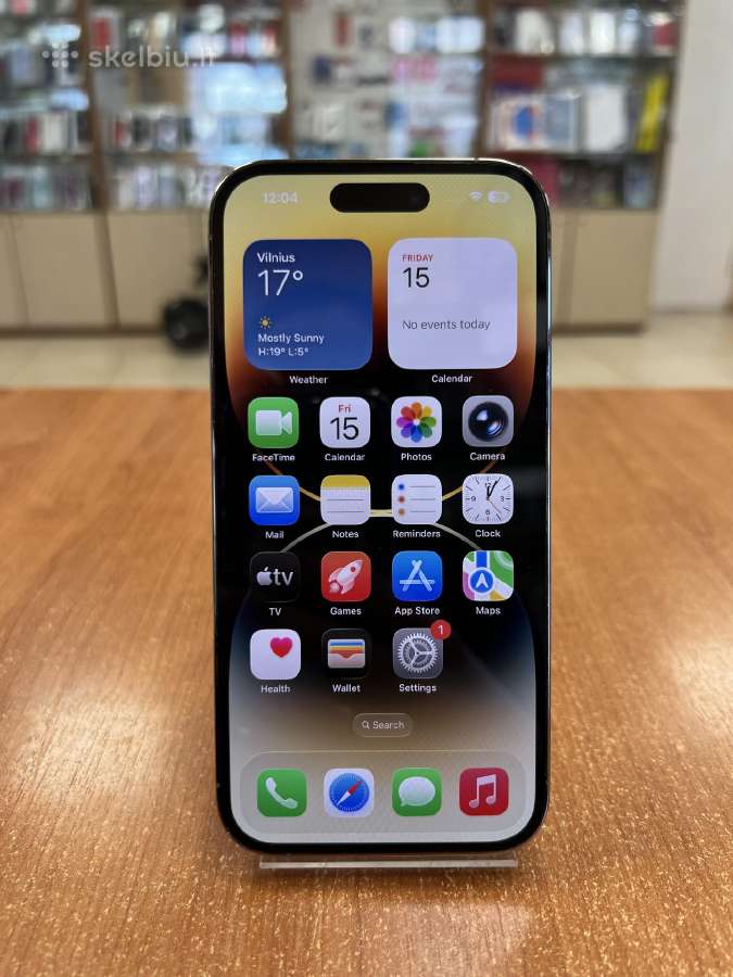 Apple iPhone 14 Pro 128 GB (Naudotas)