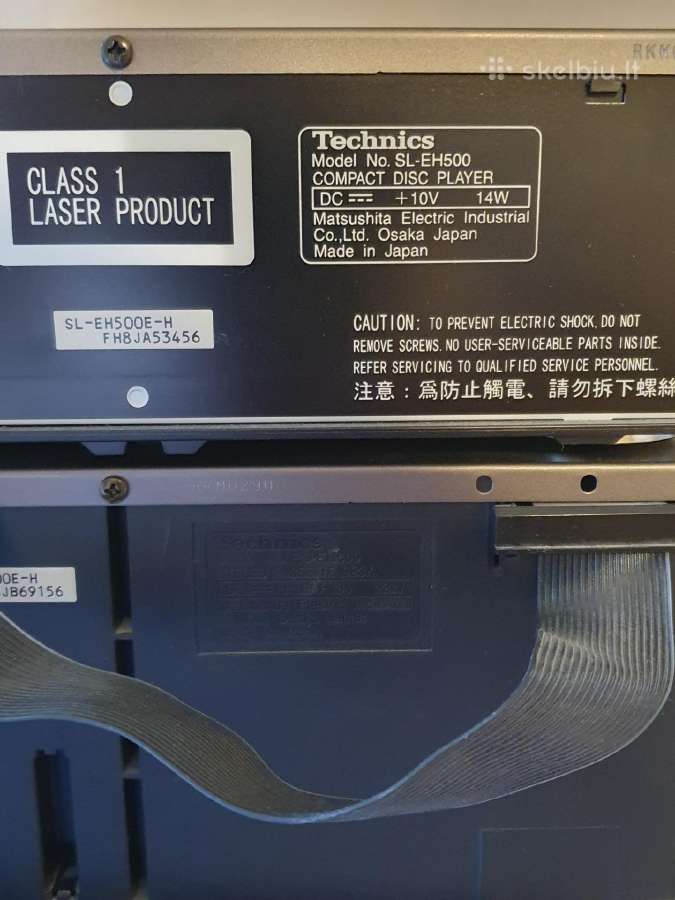 Technics Sa-eh500 muzikinis centras. - nuotraukos Nr. 3