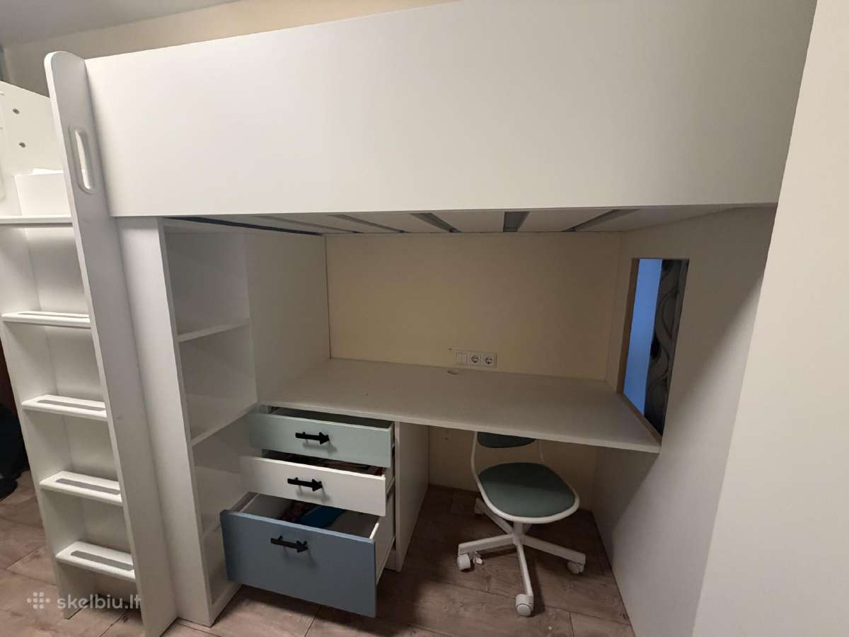 Mazai naudota IKEA lova-stalas