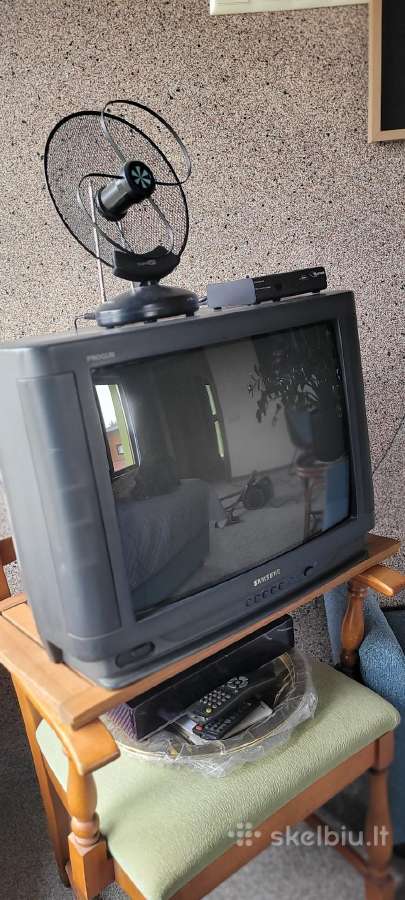 TV samsung, kamb. antena, priedelis