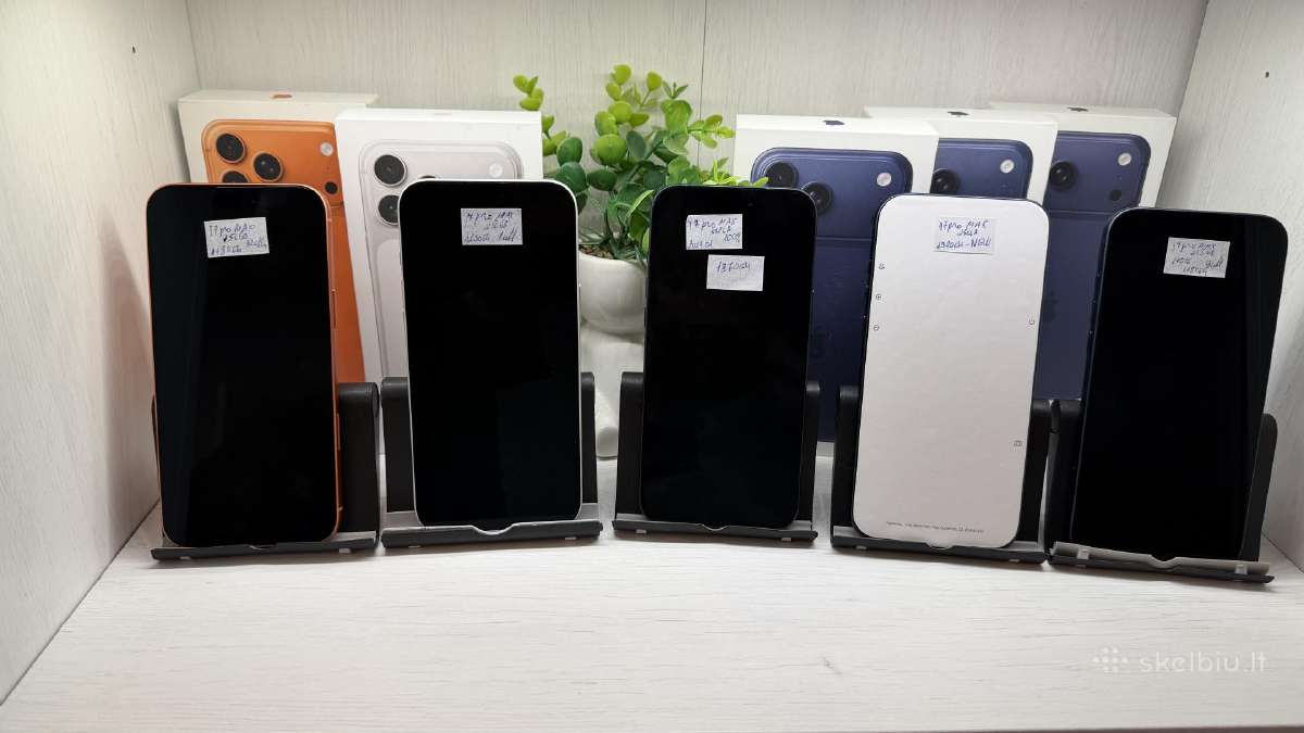 17 pro max 256-512gb kaip nauji su garantijomis! - nuotraukos Nr. 2