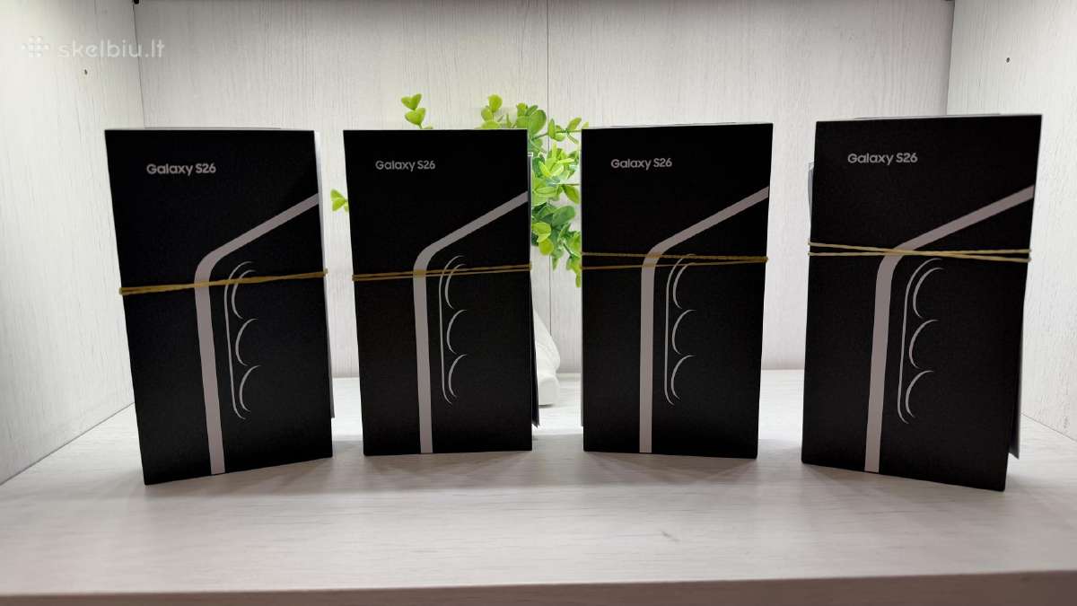 Samsung s26 -256gb nauji Su čekiais!