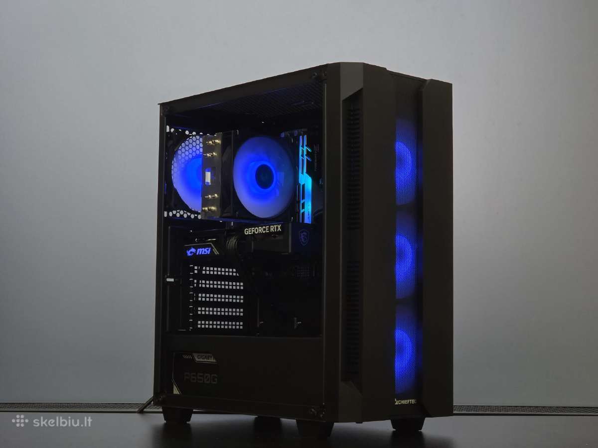 Ryzen 7 5700x kompiuteris su Rtx 5060, 32gb