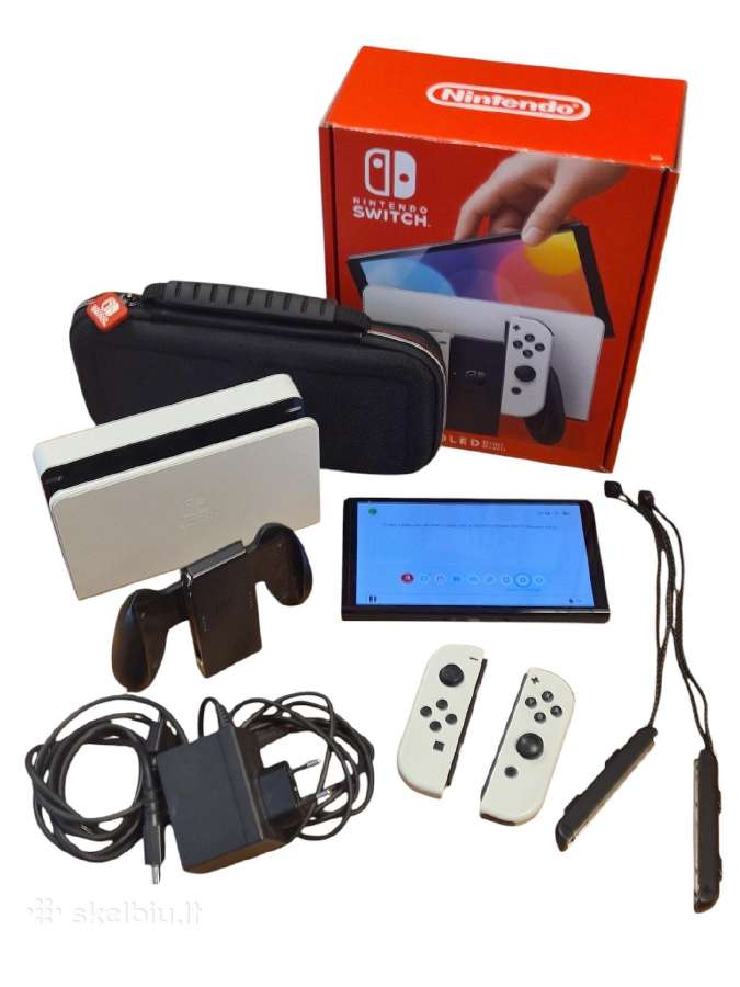 Nintendo Switch Oled + 3 mėn. garantija - nuotraukos Nr. 9