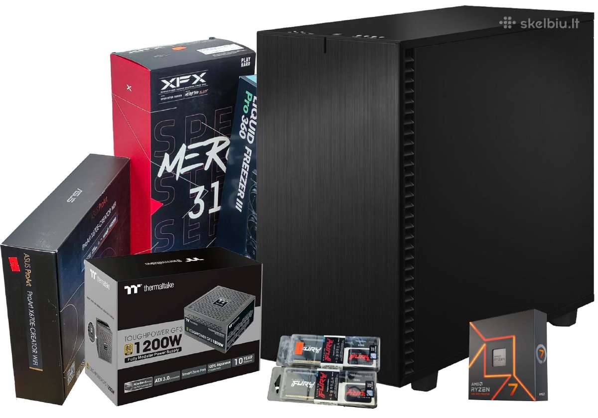 Rx 7900 Xtx, Ddr5 64gb, Ryzen 7700, Pro art x670