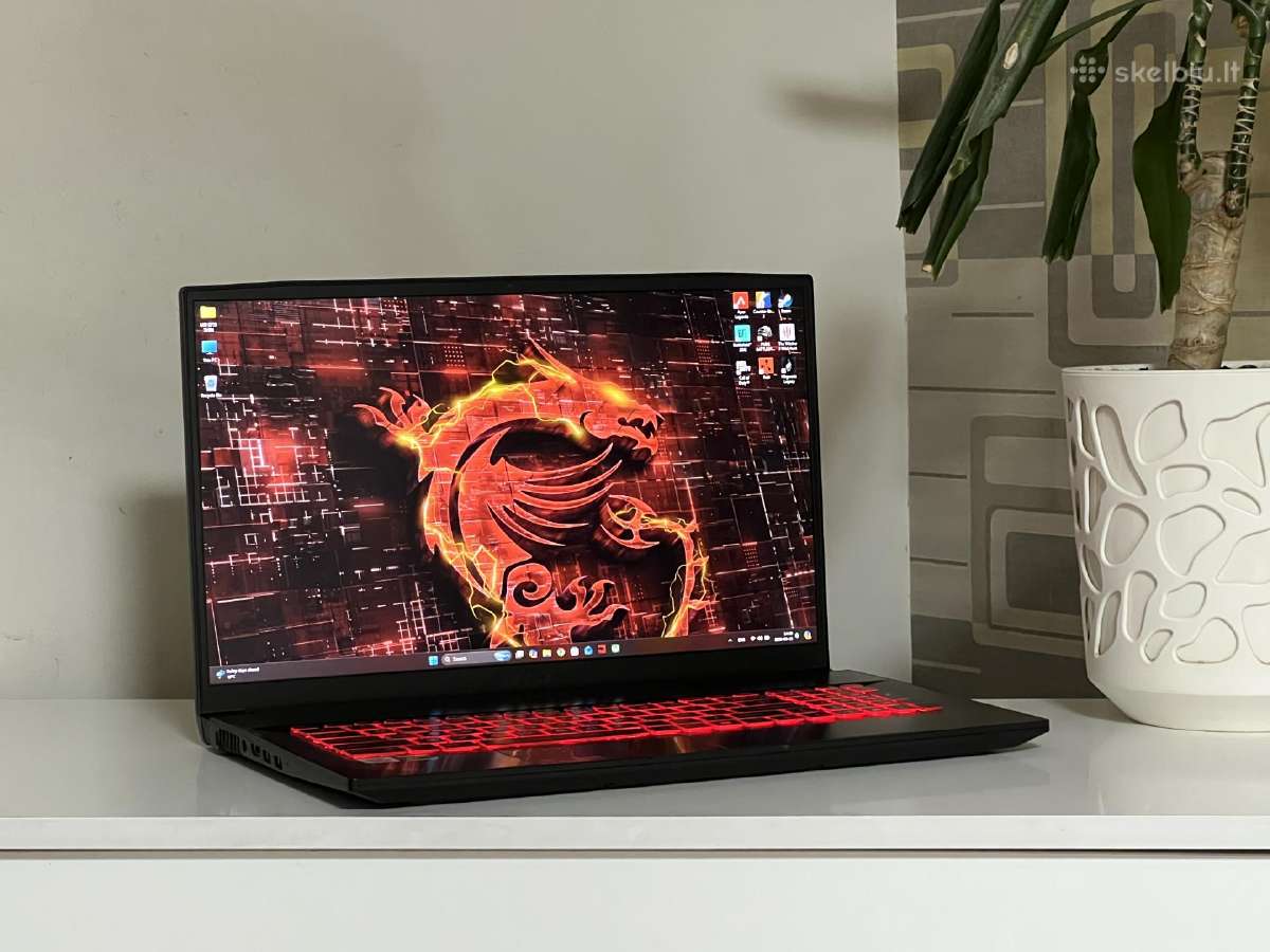 Parduodamas Msi Gf75 Thin su Gtx 1650, I5, 120hz.