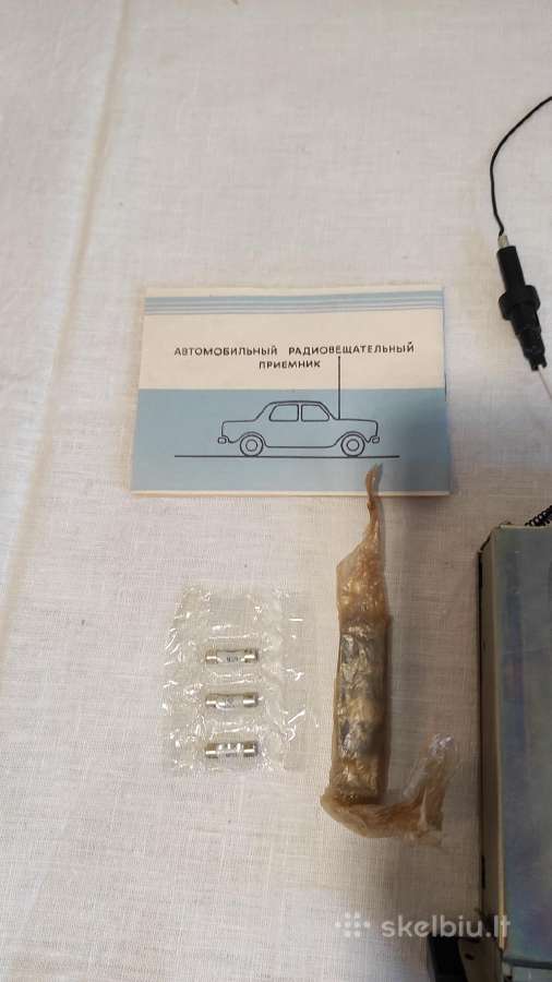 Parduodamas sovietinis automobilių radijas - nuotraukos Nr. 5