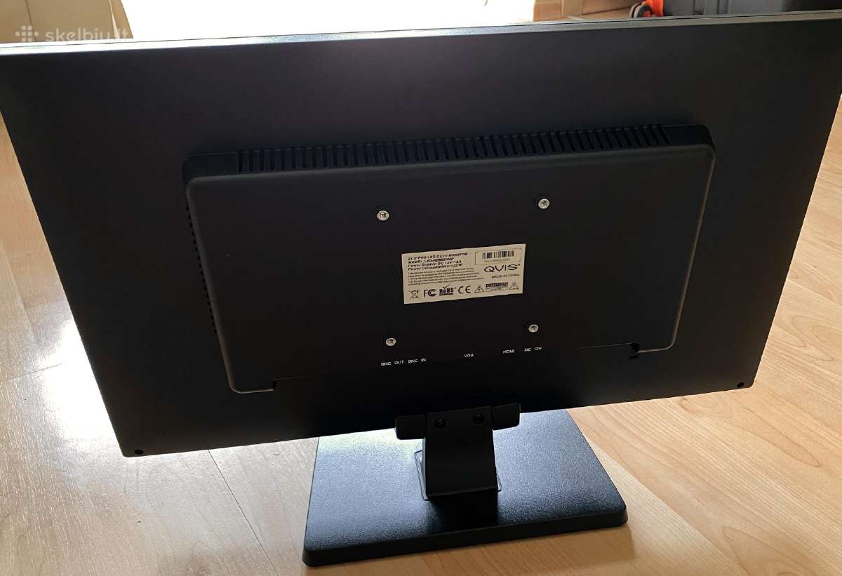 Full HD monitorius 21.5"qvis LED-hdmi2106p(su Bnc) - nuotraukos Nr. 3