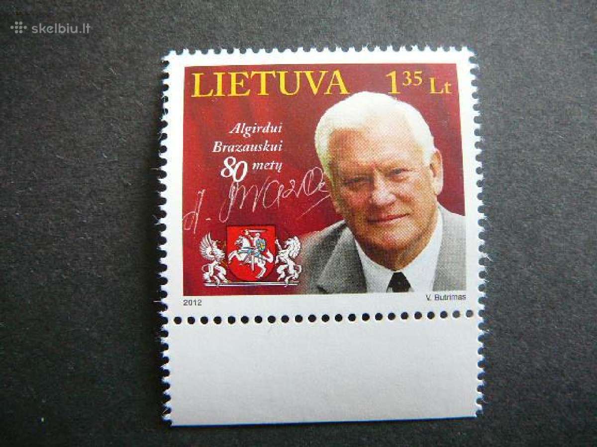 Prezidentas A. Brazauskas Lietuva 2012 Mnh lit1112