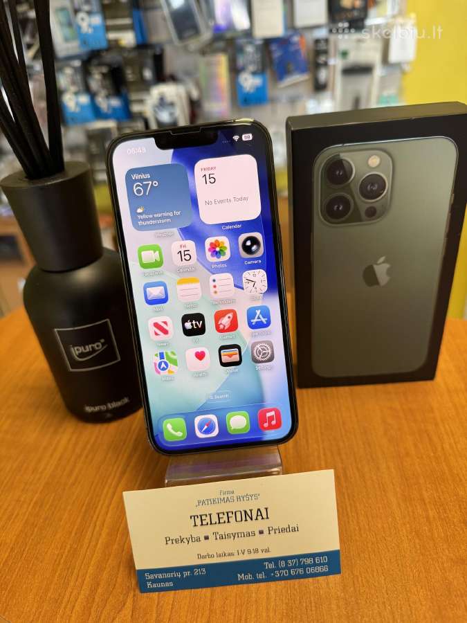 iPhone 13pro 256gb Graphite Su Garantija
