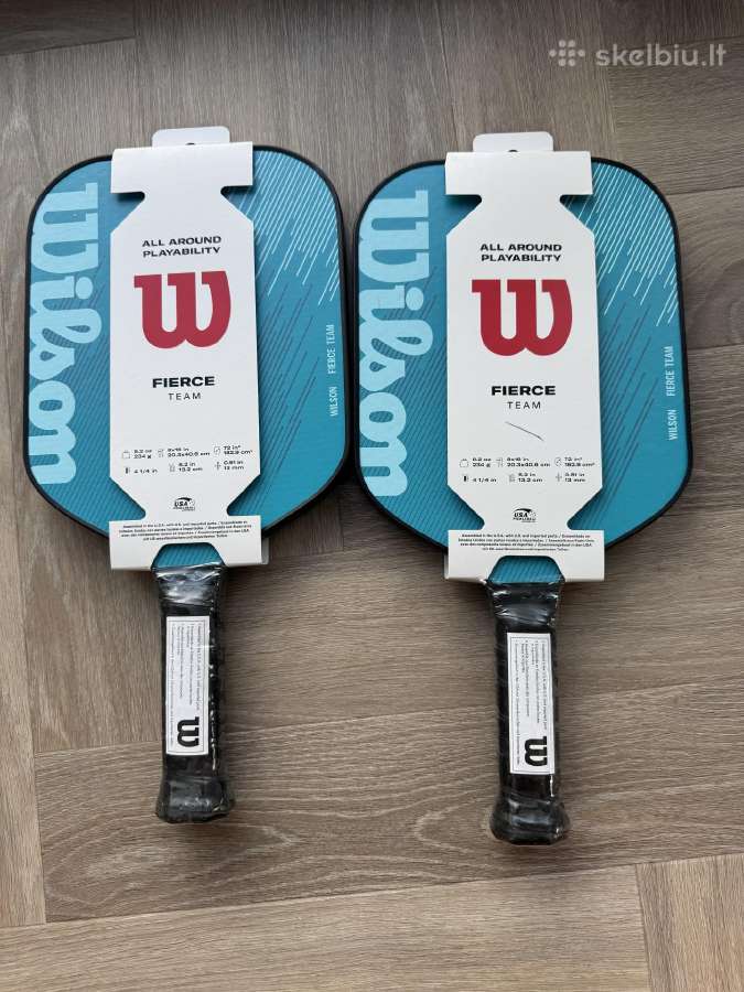 Dvi raketės visiškai naujos pickleball raketės.