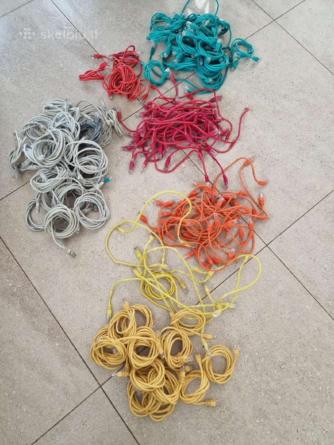 Ethernet laidai cat 5 / 5e /6