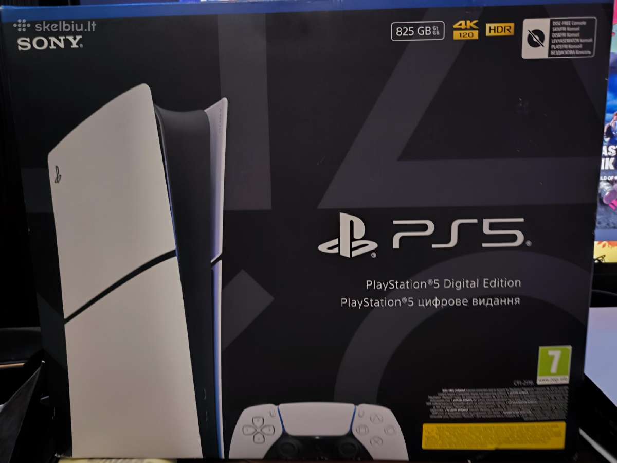 Ps5 Slim Digital Su 18 Mėnesiu Garantija