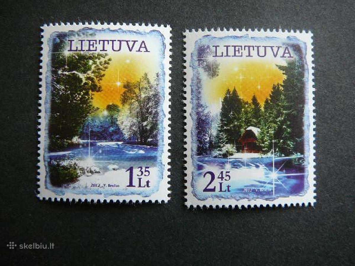 Sv. Kaledos Lietuva 2012 Mnh lit1119/0s