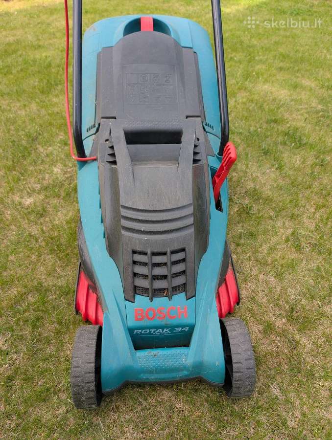 Bosch Rotak 34 elektrinė vejapjovė žoliapjovė