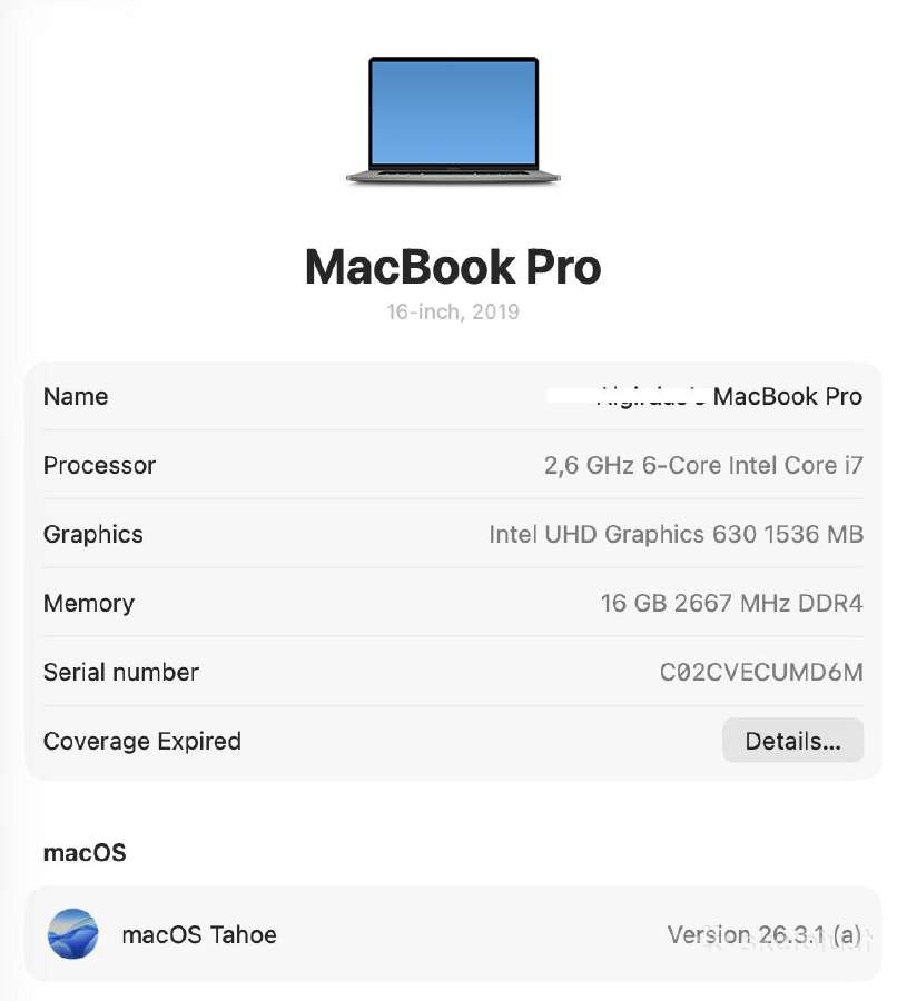 Parduodu mylėtą ir prižiūrėtą MacBook Pro 16-inch - nuotraukos Nr. 3