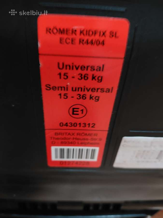 Britax romer autokedute - nuotraukos Nr. 3