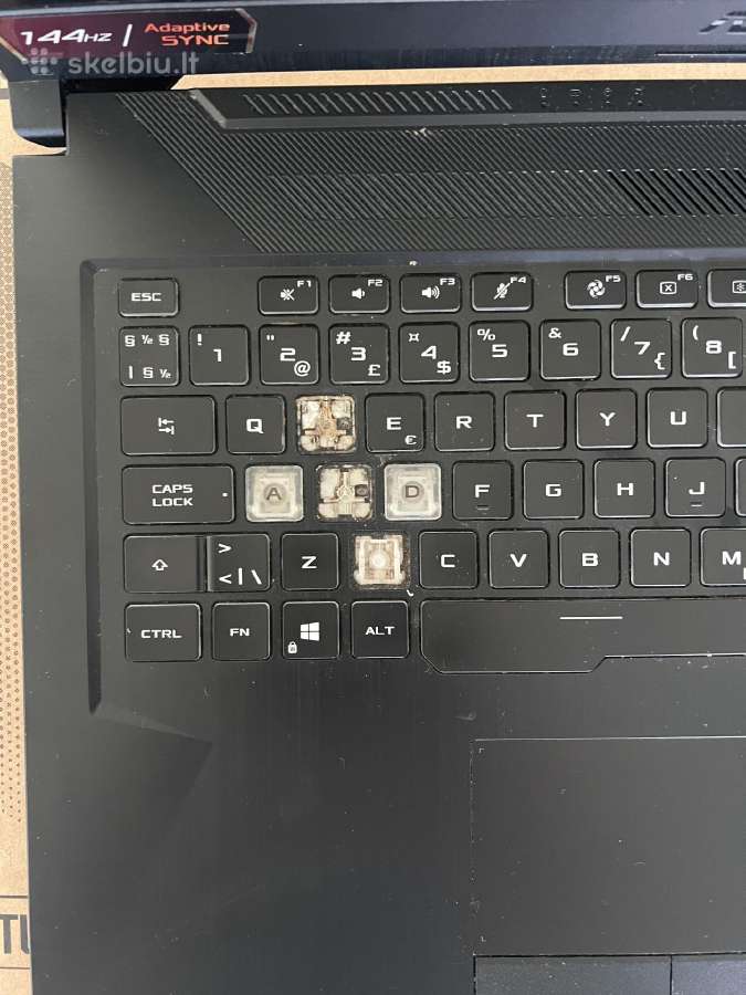 Asus Tuf gaming laptop A17 - nuotraukos Nr. 2