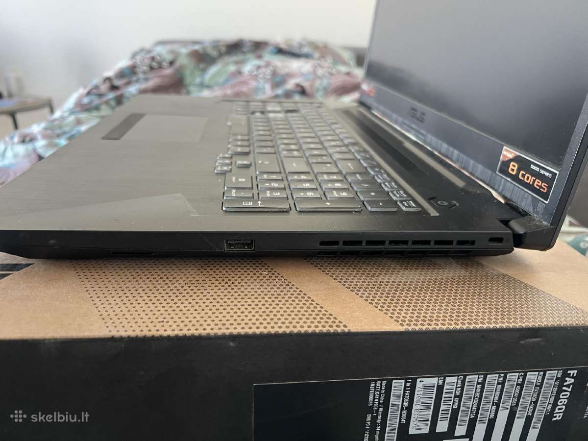 Asus Tuf gaming laptop A17 - nuotraukos Nr. 6