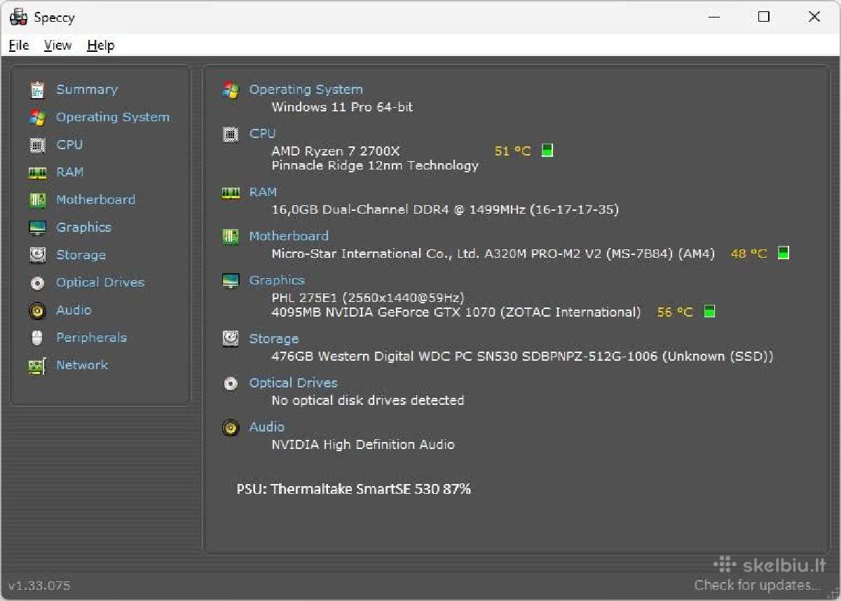 Ryzen 7 2700x, Gtx 1070 8gb - nuotraukos Nr. 12