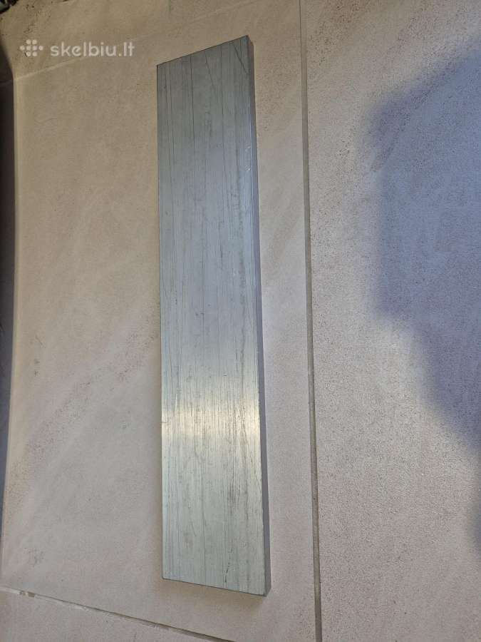 Aliuminio plokste juosta 15x100 pa38 6060