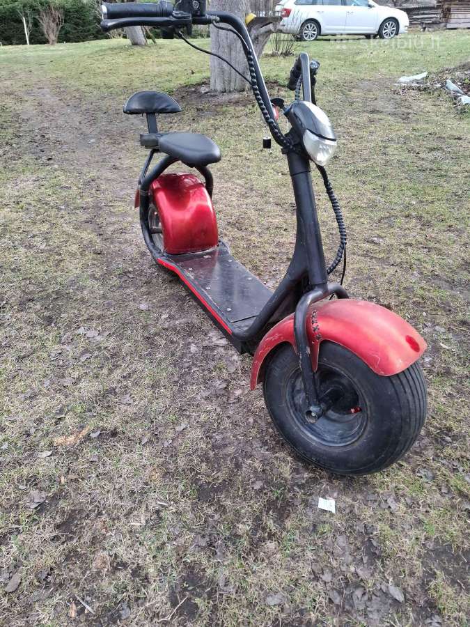 Citycoco Raudonas elektrinis čioperis