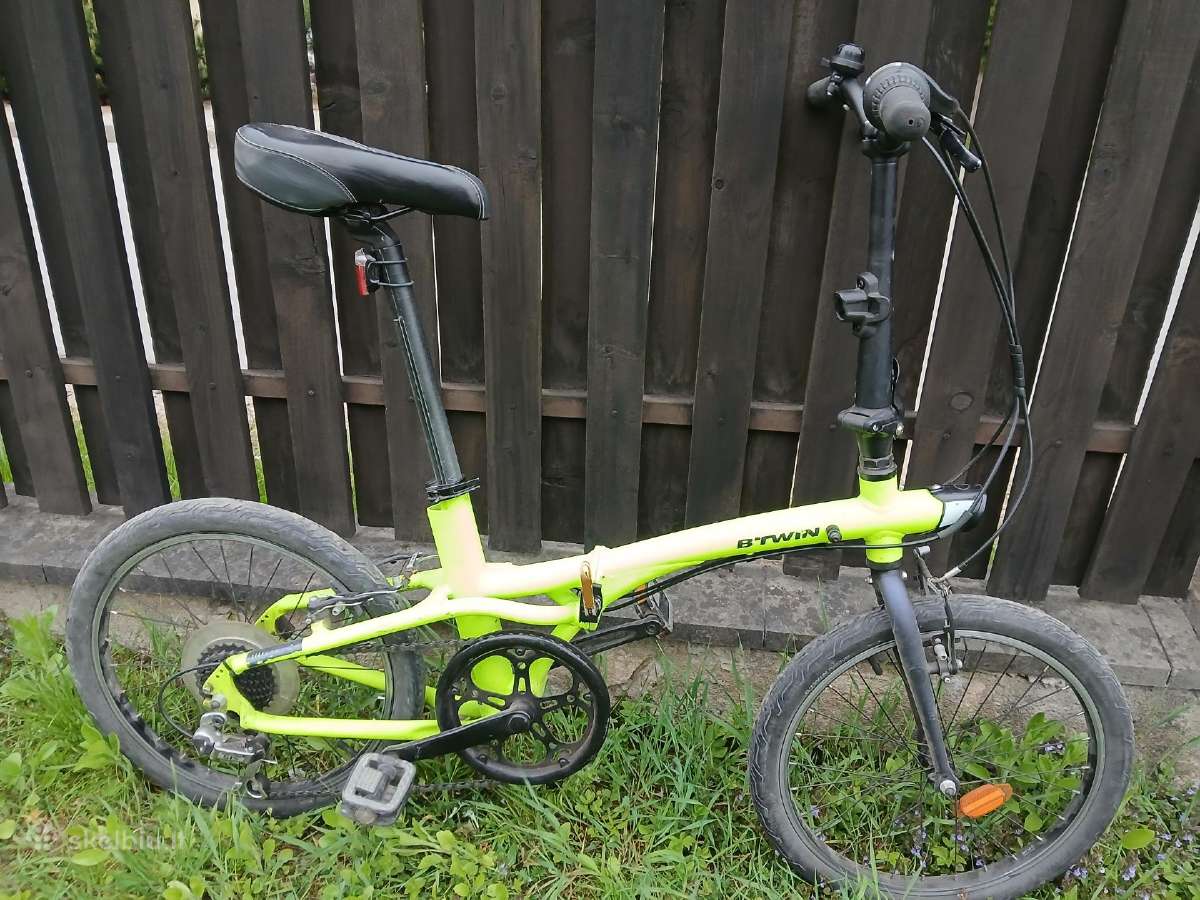 Aliuminis Sulenkiamas Btwin Fold500 20c ratai 7 pv
