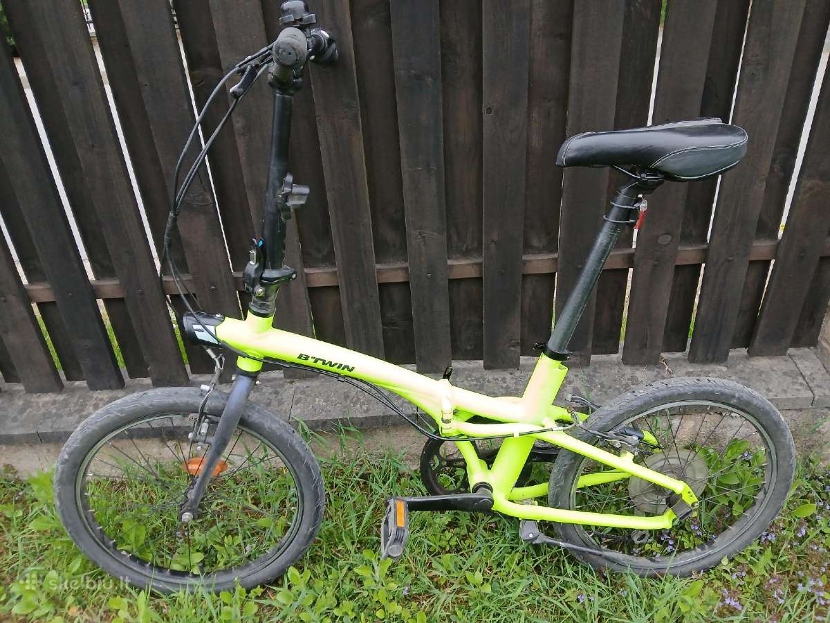 Aliuminis Sulenkiamas Btwin Tilt500 20c ratai 7pv - nuotraukos Nr. 2