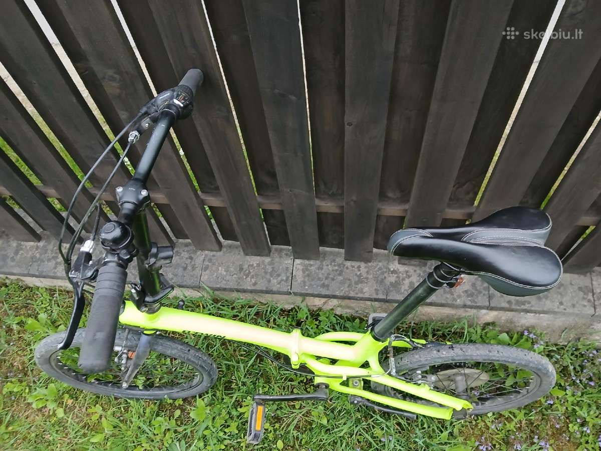 Aliuminis Sulenkiamas Btwin Tilt500 20c ratai 7pv - nuotraukos Nr. 3