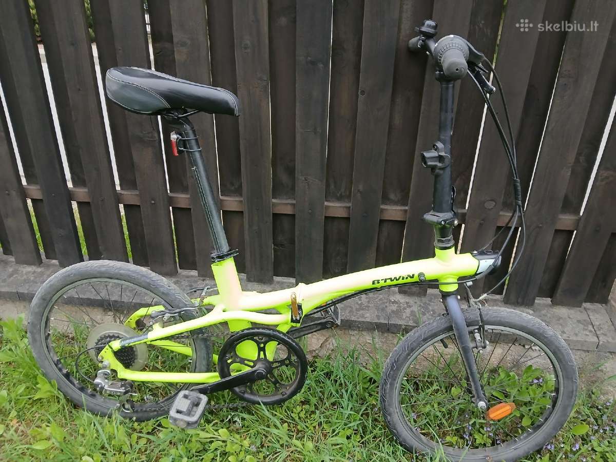 Aliuminis Sulenkiamas Btwin Tilt500 20c ratai 7pv - nuotraukos Nr. 5