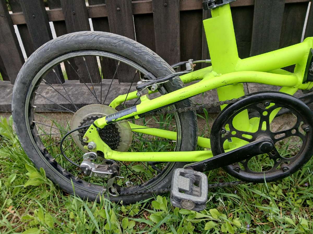 Aliuminis Sulenkiamas Btwin Tilt500 20c ratai 7pv - nuotraukos Nr. 7