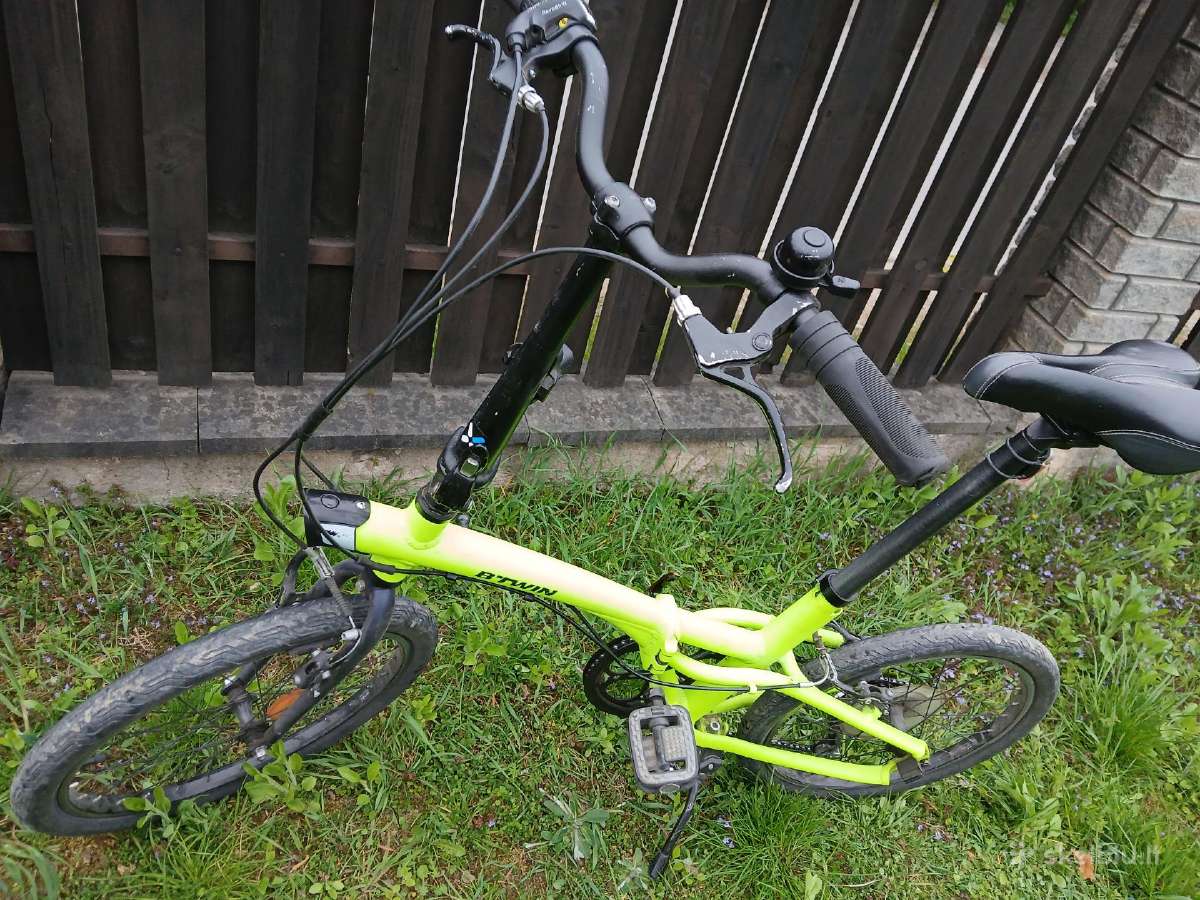 Aliuminis Sulenkiamas Btwin Tilt500 20c ratai 7pv - nuotraukos Nr. 9
