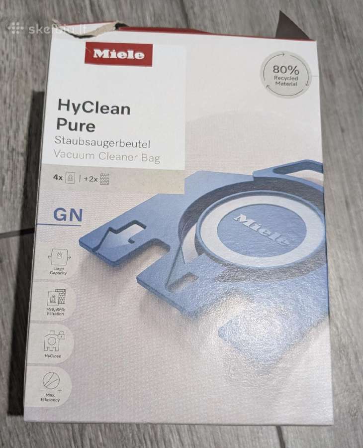 Miele Hyclean Pure dulkių siurblo maišeliai