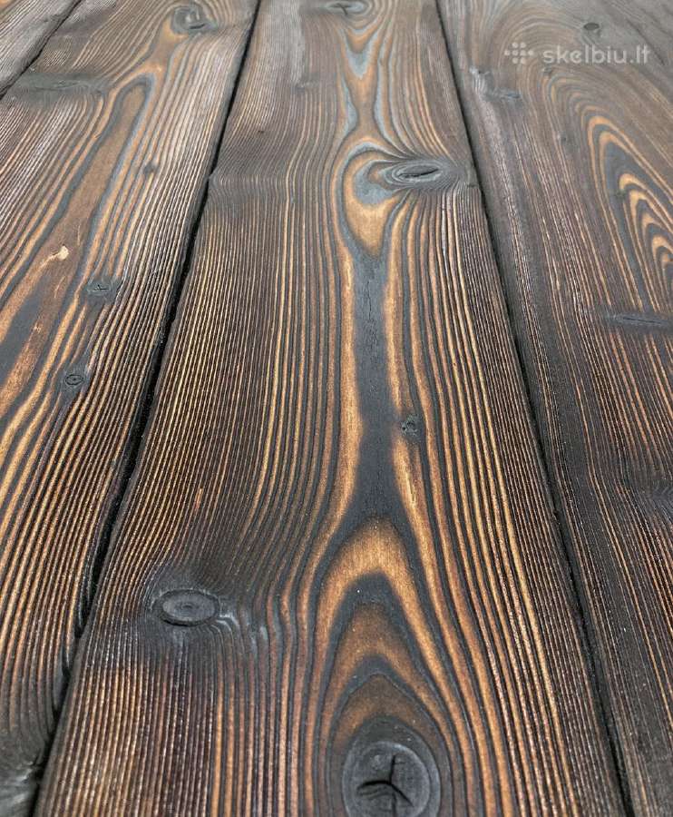 Deginta mediena Shou sugi ban/ Yakisugi