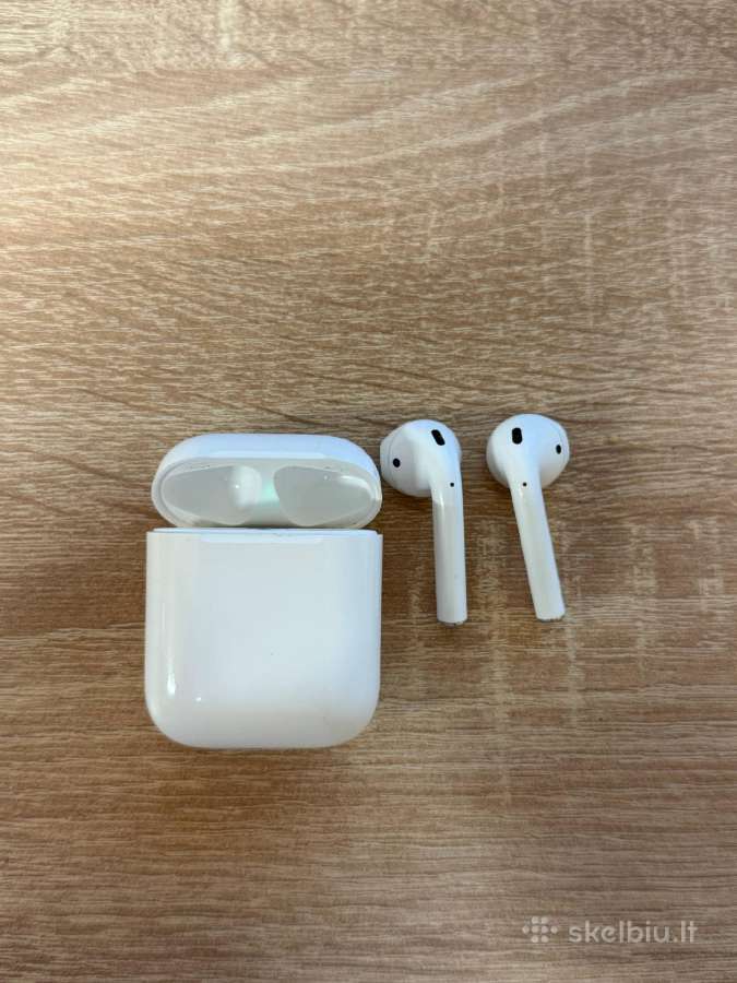 Originalios „Apple Airpods“ (2-OS kartos) ausinės