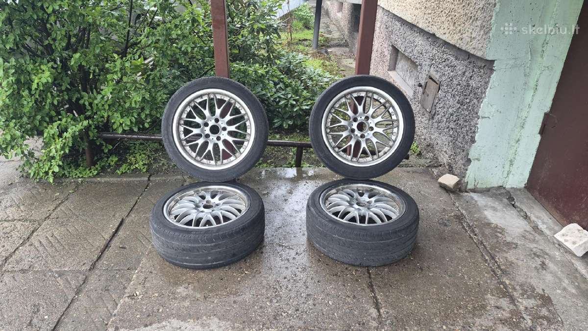 Bbs stiliaus ratlankia 17 sidabriniai 5x112 skylės