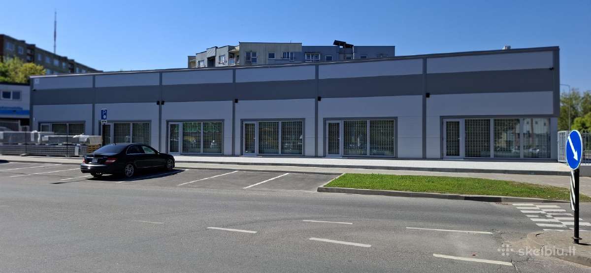 Išnuomojamos Naujai statomos patalpos judrioje