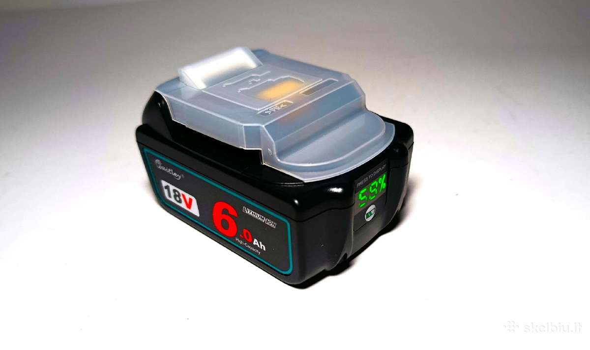 Makita 18v 6ah baterija - nuotraukos Nr. 3