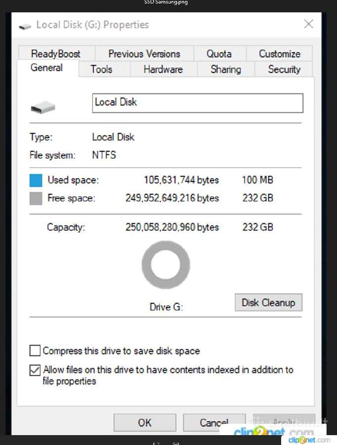 Samsung EVO 850 SSD 250 GB M2 (232 GB) - nuotraukos Nr. 2