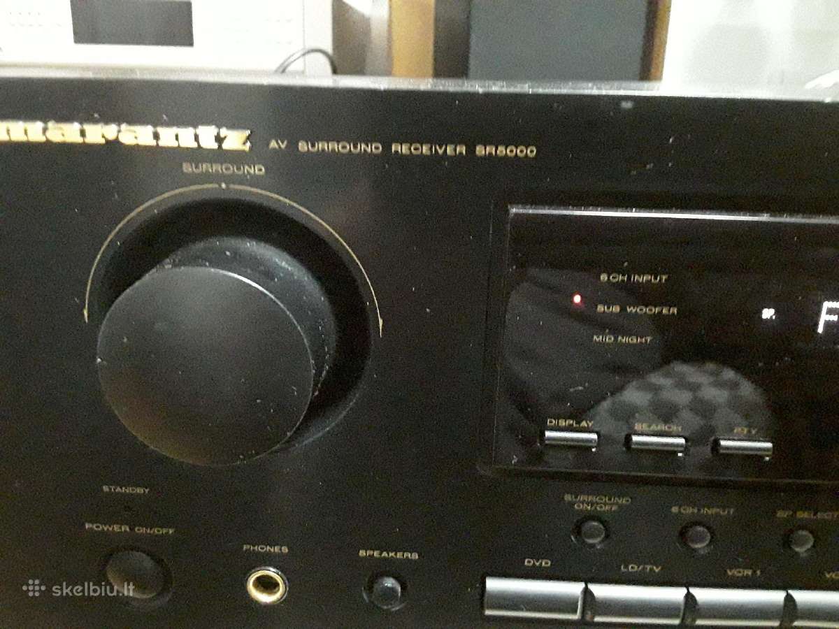 Resiverys marantz sr5000 - nuotraukos Nr. 4