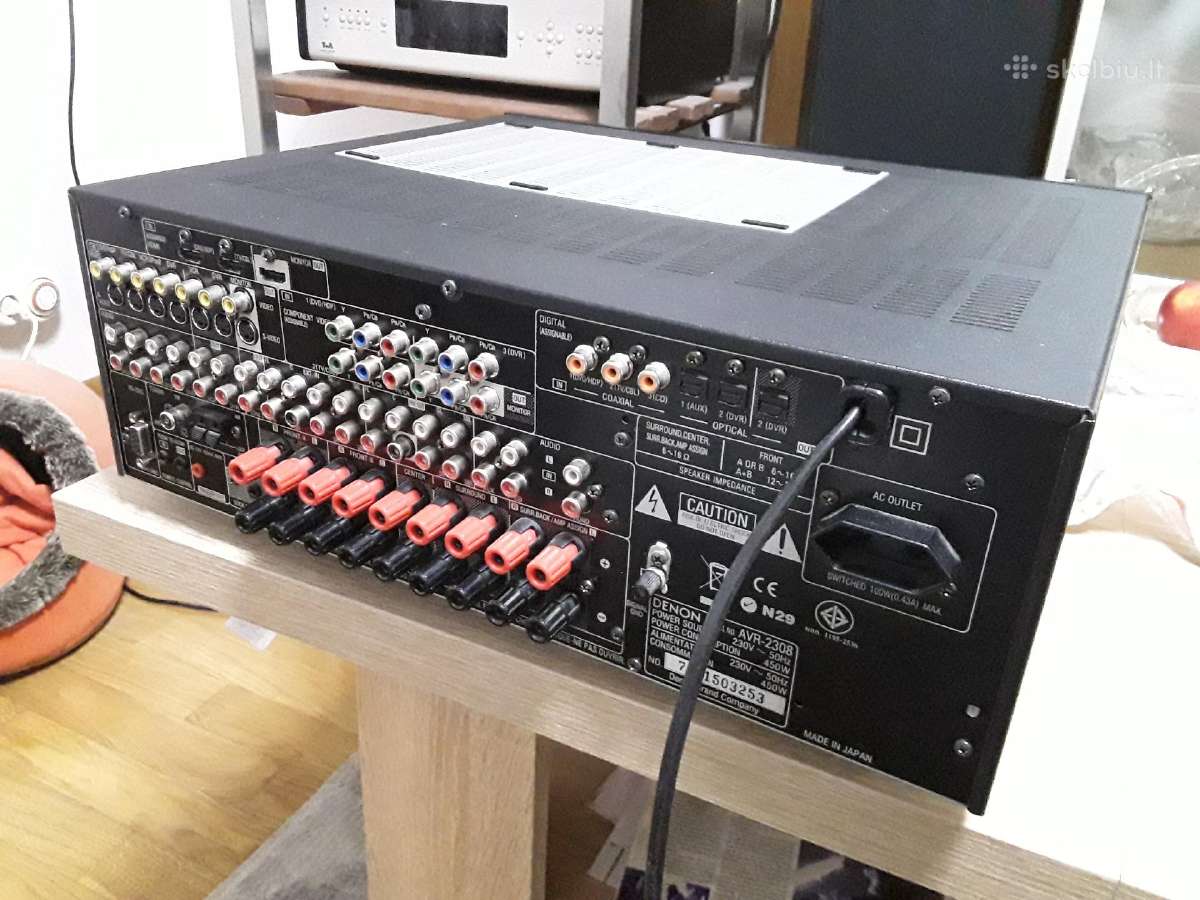 Resiverys denon avr2308 - nuotraukos Nr. 7