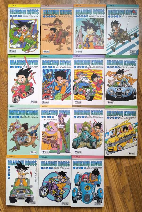 Drakonų kovos manga
