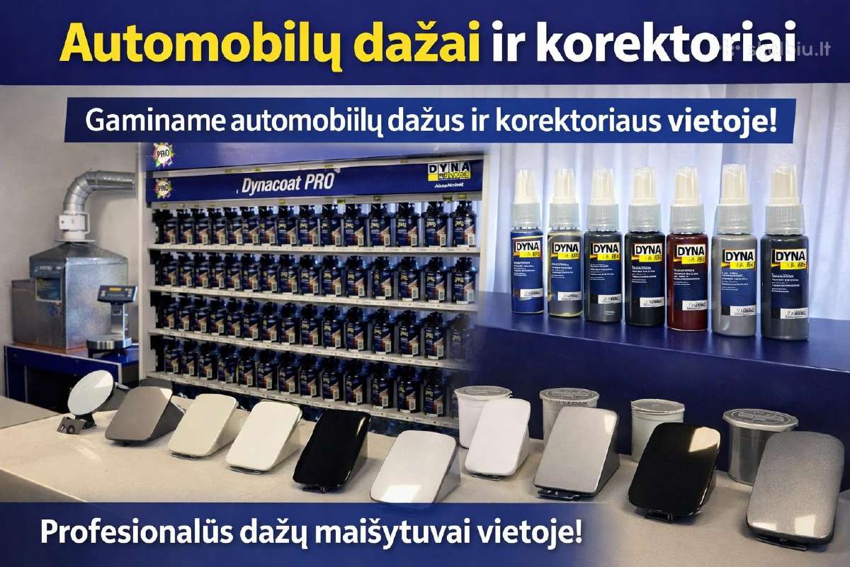 Automobilių dazai, bei korektoriai - nuotraukos Nr. 2