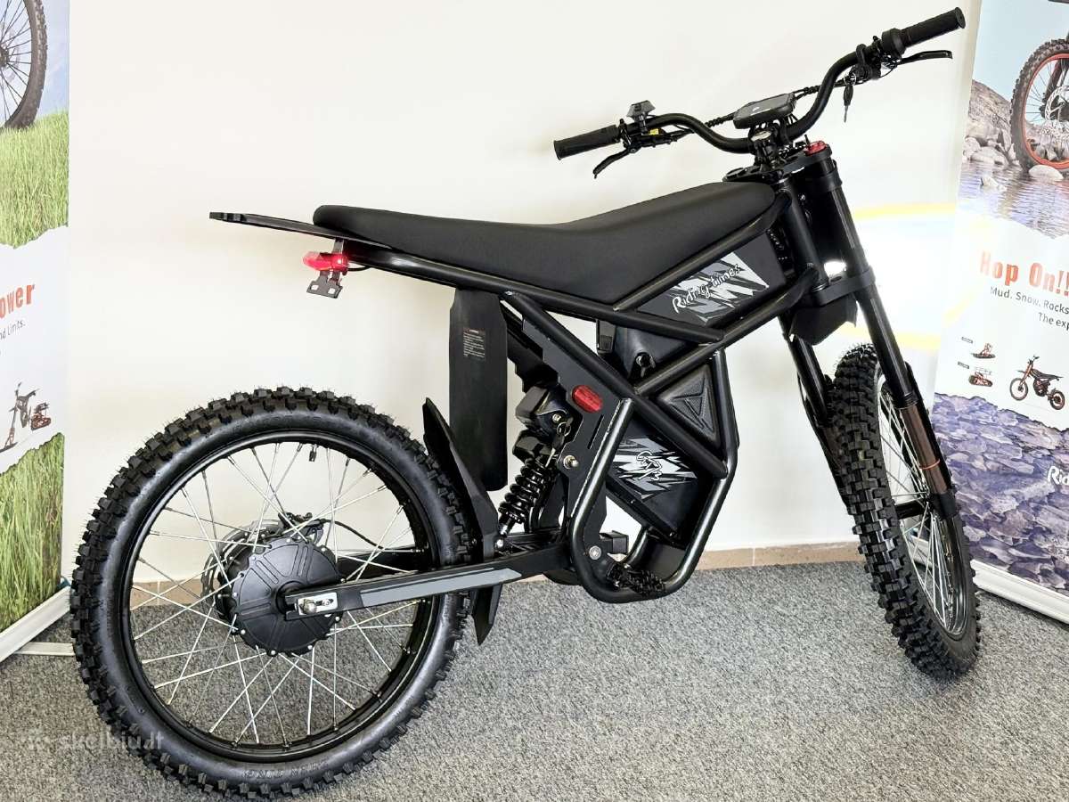 Gt73 Riding Times elektrinis dviratis 1200w 55km/h - nuotraukos Nr. 3