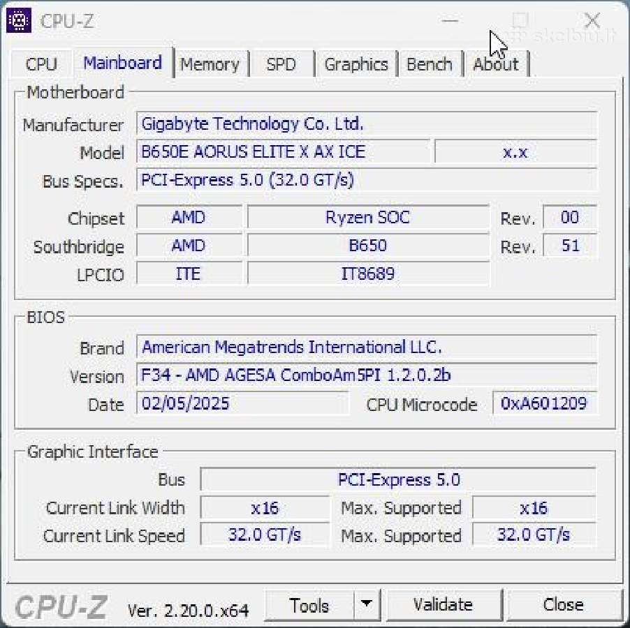 Pagrindinė plokštė Gigabyte B650e Aorus Elite WiFi - nuotraukos Nr. 3