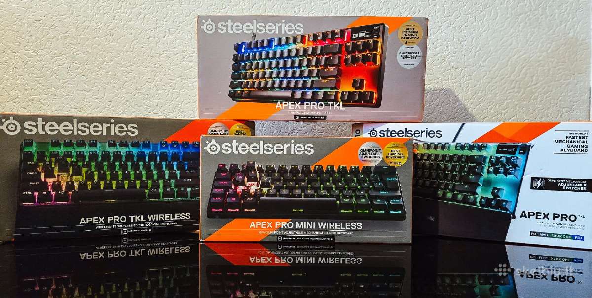 Steelseries Apex, Aerox, Arctis