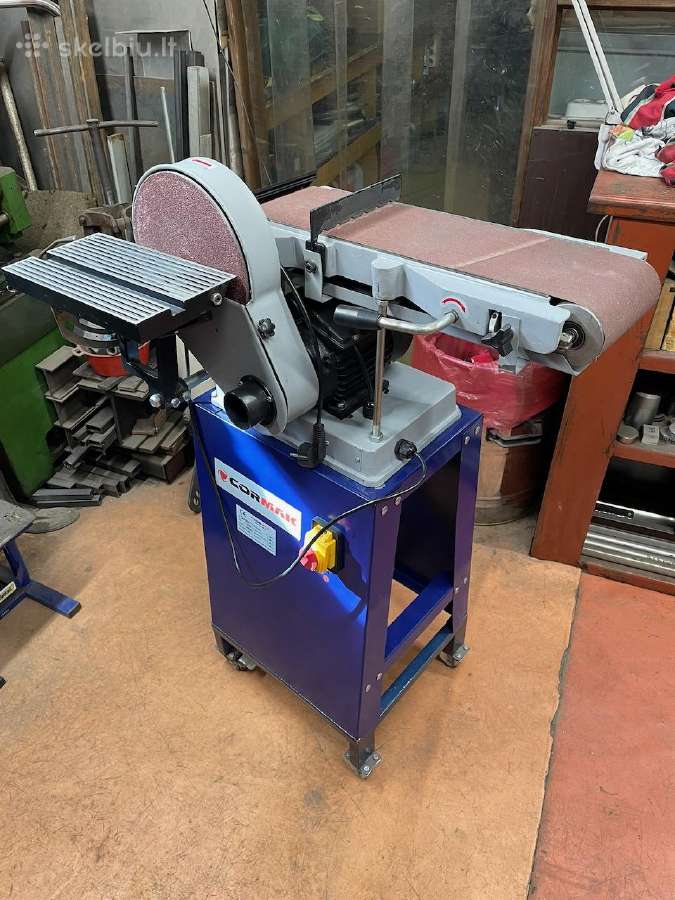 Šlifavimo staklės juosta 1220x150mm, diskas 225mm