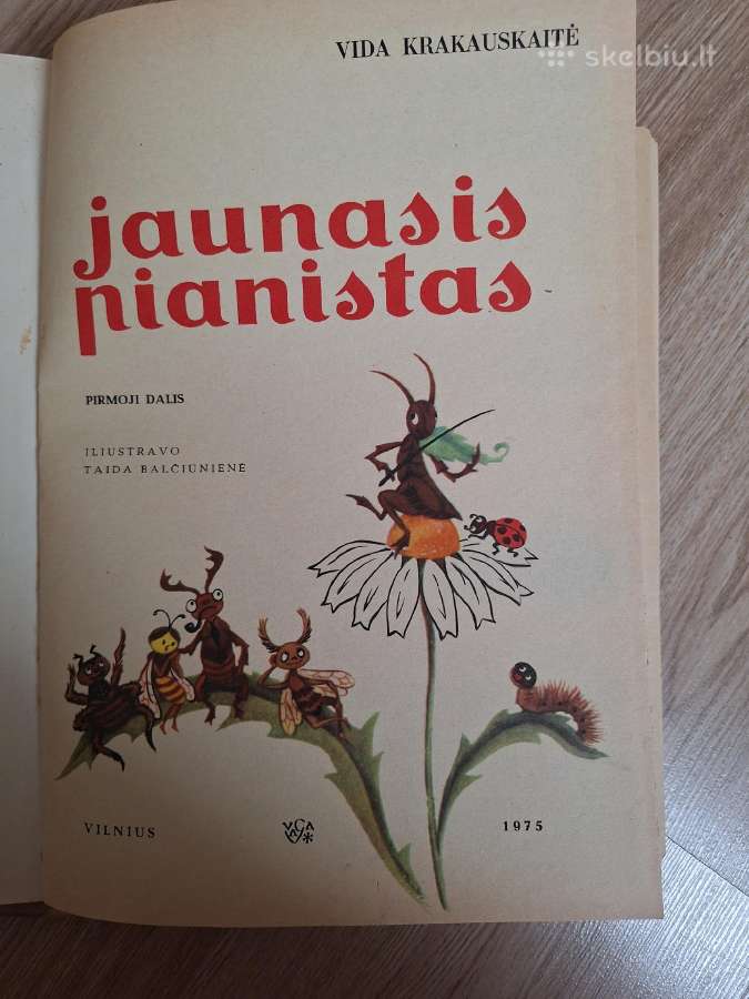Jaunasis pianistas. Pirmoji knyga. 1975 m. - nuotraukos Nr. 2