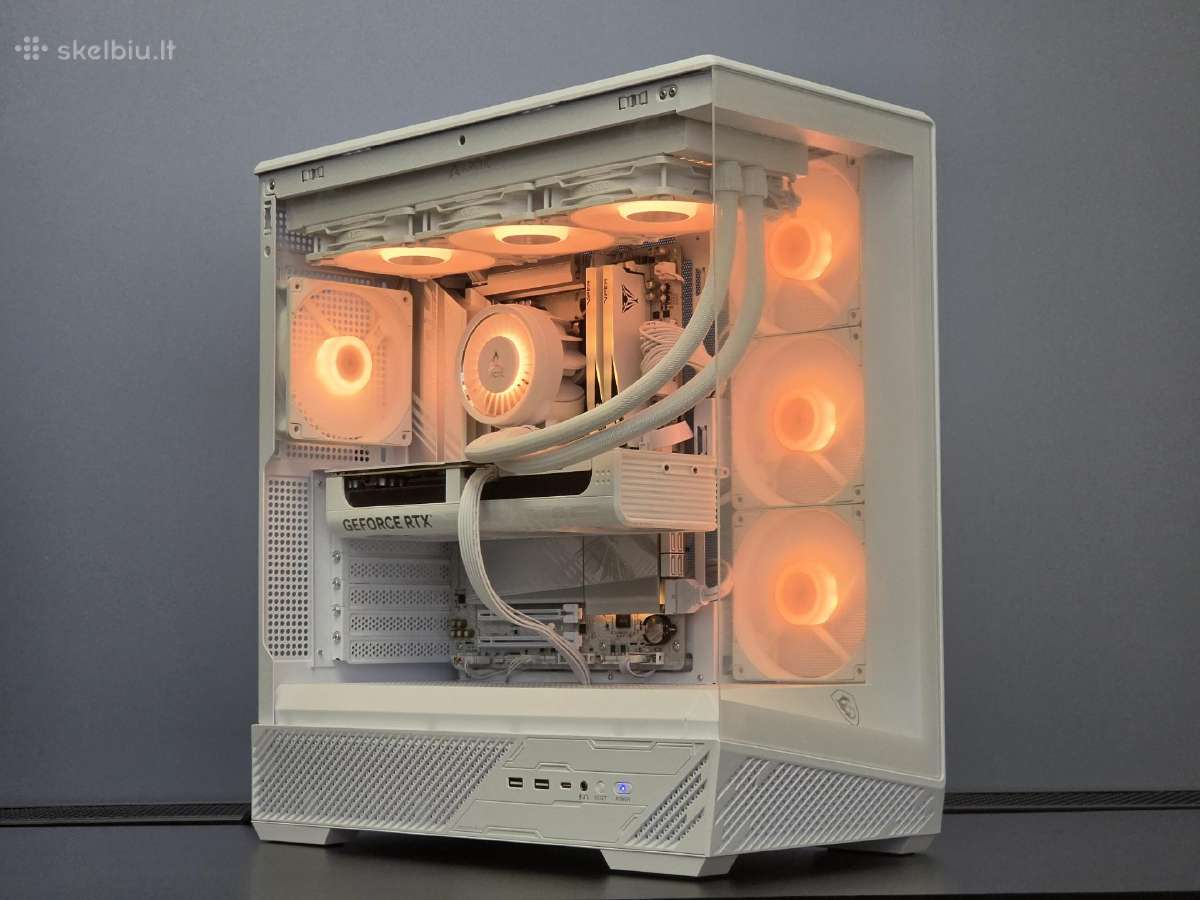 Ryzen 7 9800x3d Kompiuteris su Rtx 5070, 32gb RAM