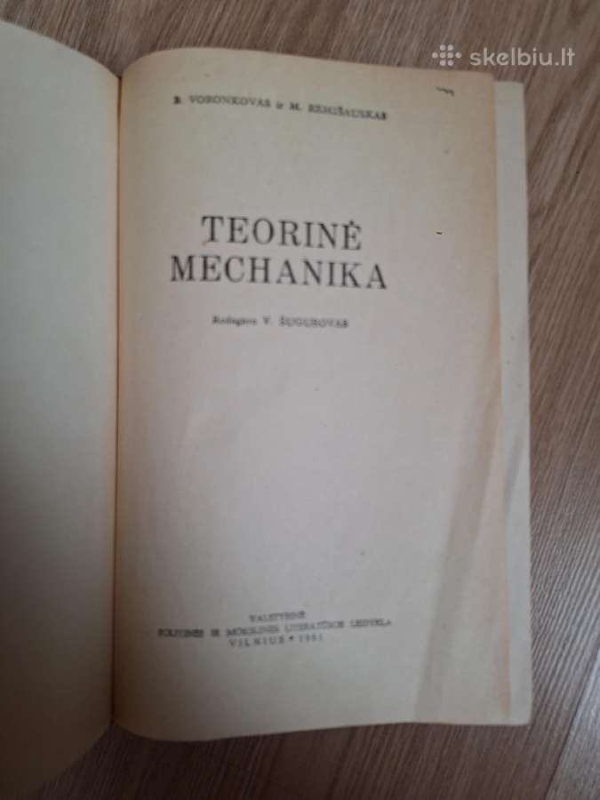 Teorinė mechanika - nuotraukos Nr. 2